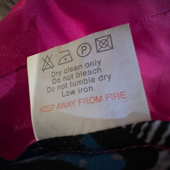 NICOLA DE MAIN Sleeveless Floral Shift Dress Cocktail Wedding Size 8 - Picture 11 of 12